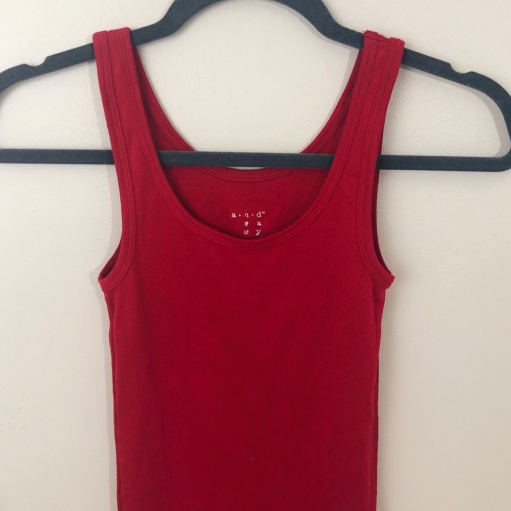 A New Day Red Tank Top